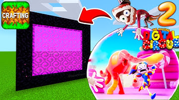 How To Make A Portal To THE AMAZING DIGITAL CIRCUS EPISODE 2 Dimension in CRAFTING and BUILDING