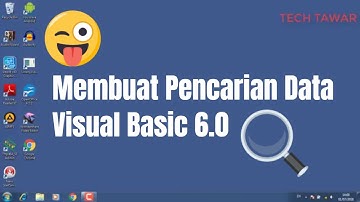 VB 6.0 - Cara Membuat Pencarian Data Pada Form VB 6.0
