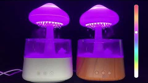 Rain Cloud Humidifier Water Drip with 5 Essential Oils, Cloud Diffuser with Rain 7 Chang