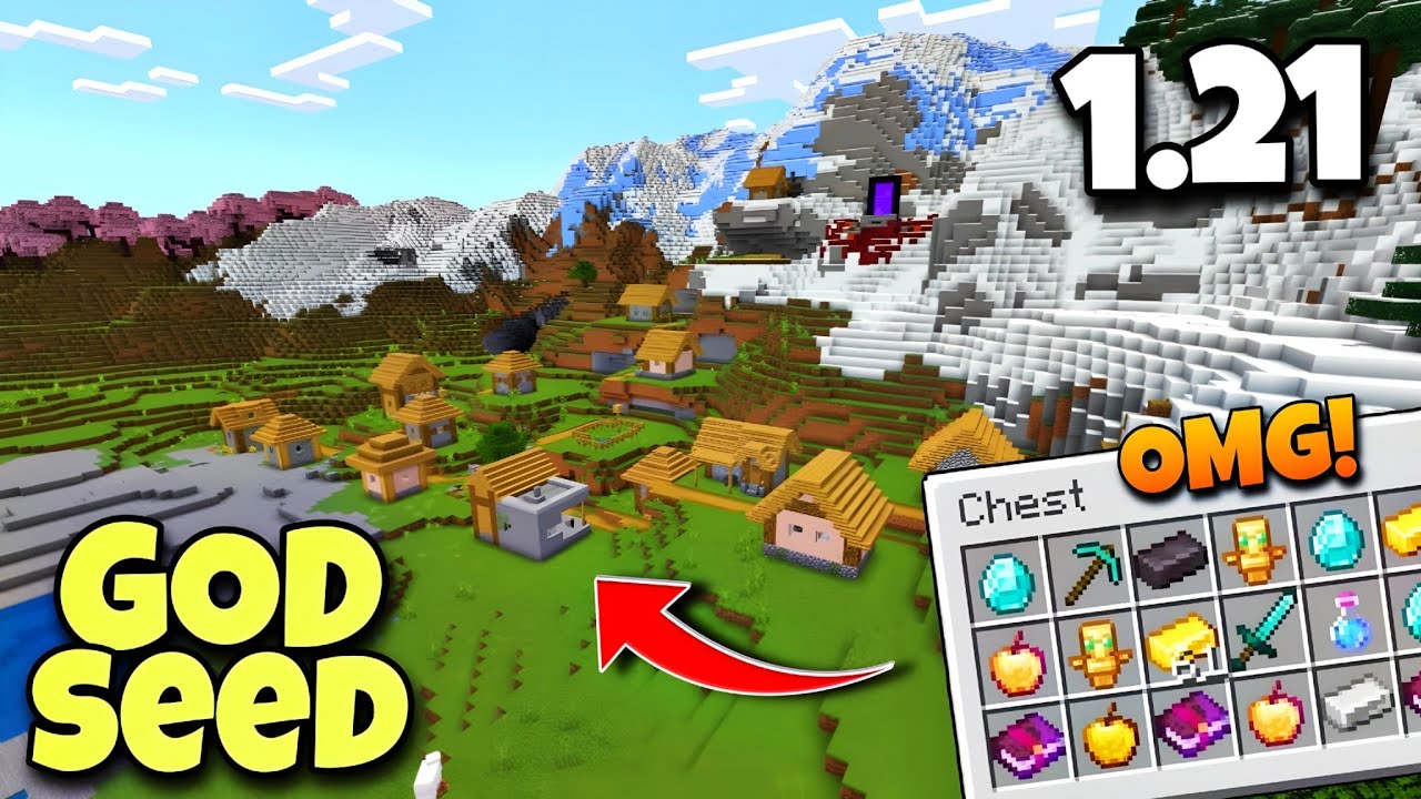 🔥(God Seed) For Minecraft 1.21+ Bedrock And Pocket Edition | Seed ...