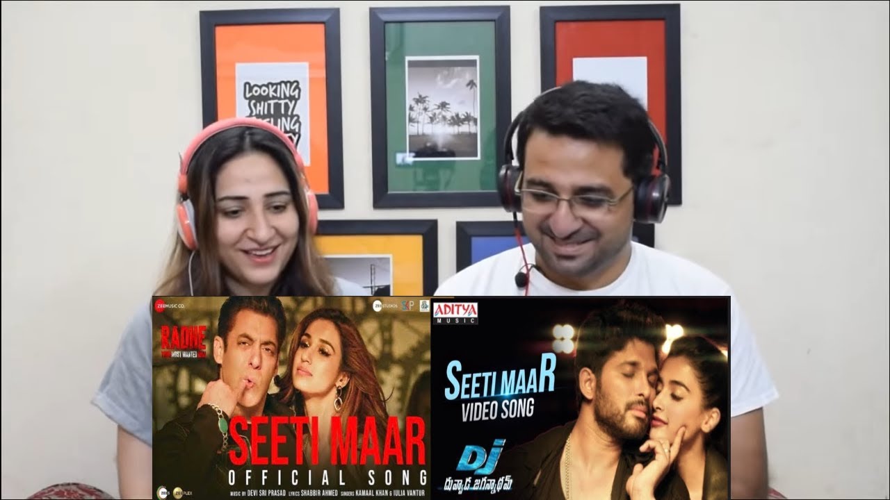 Pakistani Reacts to Seeti Maar song Allu Arjun VS Salman Khan  DJ VS Radhe 