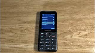 Philips e172. Default ringtones.