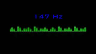 ⒽⓏ| 147 Hz Pure Tone Frequency| NO Music , For Meditation, Testing. Black Screen