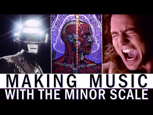 How to Sound Like Daft Punk, Tool, or EVERY Rock Band using Minor/Aeolian [Riffing With Modes #6] class=