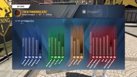 Preview of the best Prospect (Worst build on NBA 2K20)   Best PROSPECT build dropping soon