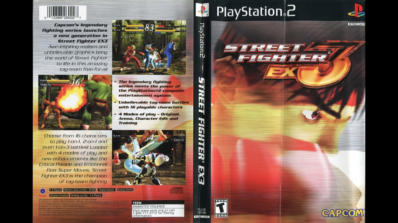 PS2] LIVE: PlayStation 2 - Street Fighter EX3 (USA) - YouTube