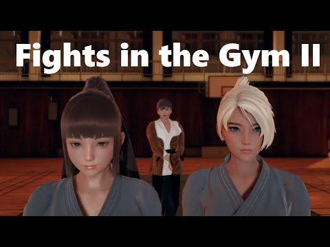 [MMD] Fights in the  Gym 2.