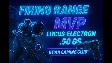 Firing Range MVP 🔥 | Locus Electron + .50 GS | COD Mobile Ranked | IITian Gaming Club