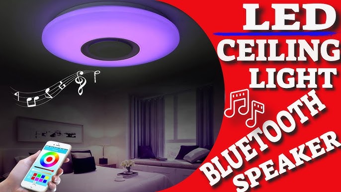 Led Ceiling Light With Bluetooth