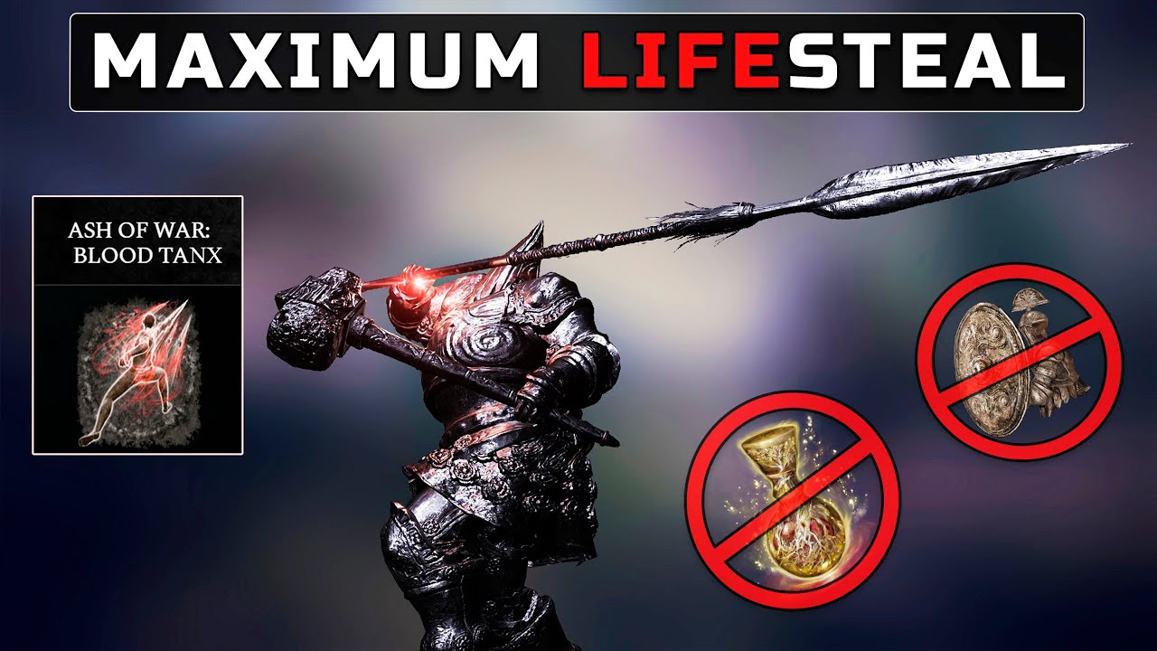 What Maximum Lifesteal in Elden Ring looks like (All Hit Run)
