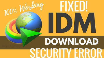How To Fix IDM 