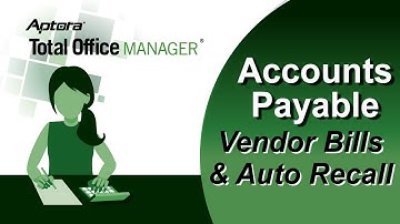 How to Use Auto Recall for Recurring Bills in Total Office Manager®