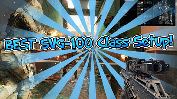 BEST "SVG-100 Bolt Action Sniper" Class Setup! (BO3 Commentary w/ Gameplay)