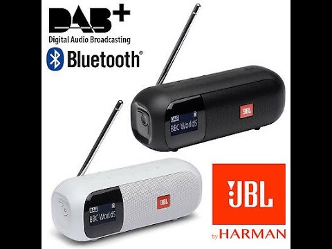 JBL Tuner2 Harman Portable Bluetooth Speaker with FM Radio, 12