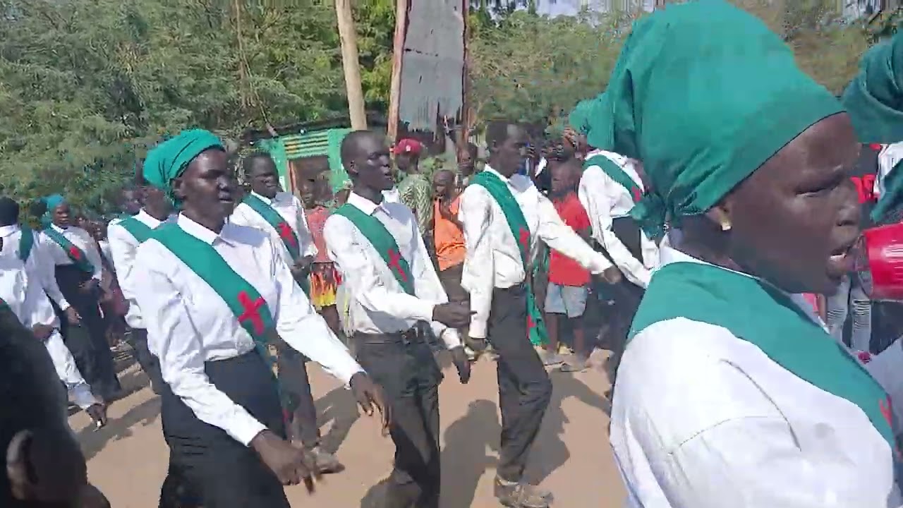 JWL De Kenya Chapter matching for JWL youth ministry 37th years anniversary celebration in kakuma 