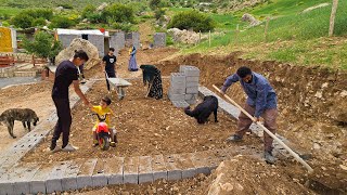 'Building Our Dream Home Together | Milad and Mahin's First Day of Construction'