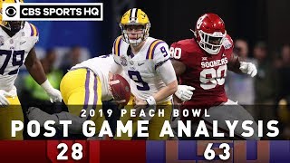 Oklahoma vs LSU Post Game Analysis: Tigers demolish Sooners in 2019 Peach Bowl | CBS Sports HQ