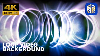 Free 4K Loop Video Background Motion colorful neon circles No Copyright