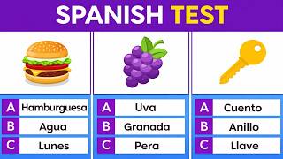 Test Your Brain 🧠 80 Easy Spanish Words (Quiz Challenge)