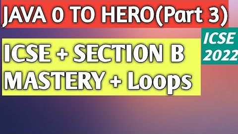 icse computer application semester 2 || java icse || specimen paper computer application semester 2