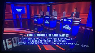Final Jeopardy Shocking Ending  Invitational Tournament 2026 Quarterfinal Game 3 2926