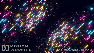 Fluorescent Diagonal Pillars HD Loop by Motion Worship