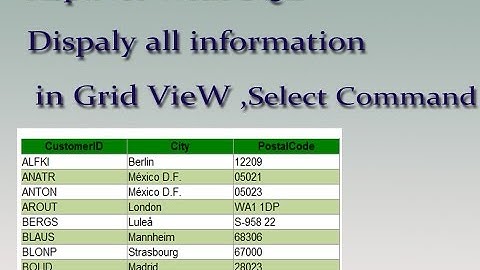 display all data in datagridview in c#
