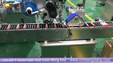 CX-GFT 10ml filling capping machine,test tube filling capping labeling machine