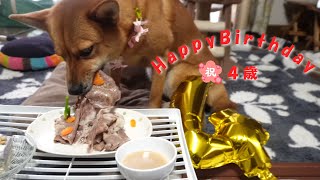 【4歳お誕生日】初の高級肉を一瞬で吸い上げる吸引力抜群の食いしん坊さんがこちら