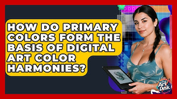 How Do Primary Colors Form The Basis Of Digital Art Color Harmonies? - The Virtual Art Desk