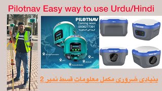 Pilotnav watch Full screen Creat Job add data Setup Base Rover screenshot 3