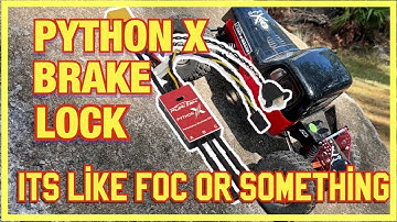 The Incredible BRAKE LOCK Feature of the Python X esc from Furitek