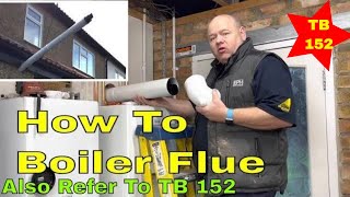 How To Install A Gas Boiler Flue Horizontal TB 152