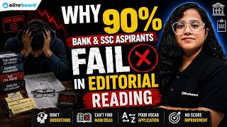 Why 90% Bank & SSC Aspirants Fail in Editorial Reading | English Strategy by Gazala Ma’am
