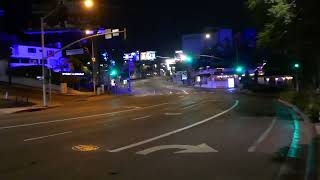 Sunset Blvd Empty Night Los Angeles California USA January 28, 2025