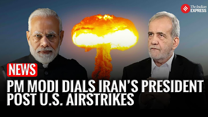 PM Modi Urges De-escalation After U.S. Strikes on Iran's Nuclear Sites