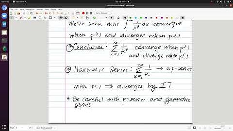 Integral, Comparison, & Ratio Test Video 2 - Integral Test Examples