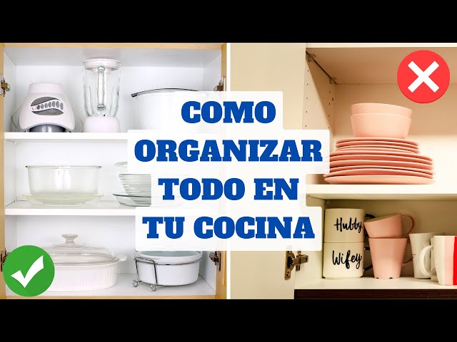 organizar la cocina Archivos - Orden y Limpieza en Casa