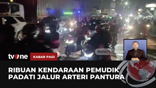 Jalan Arteri Pantura Dipadati Ribuan Pemudik Arus Balik Lebaran 2023 | Kabar Pagi tvOne