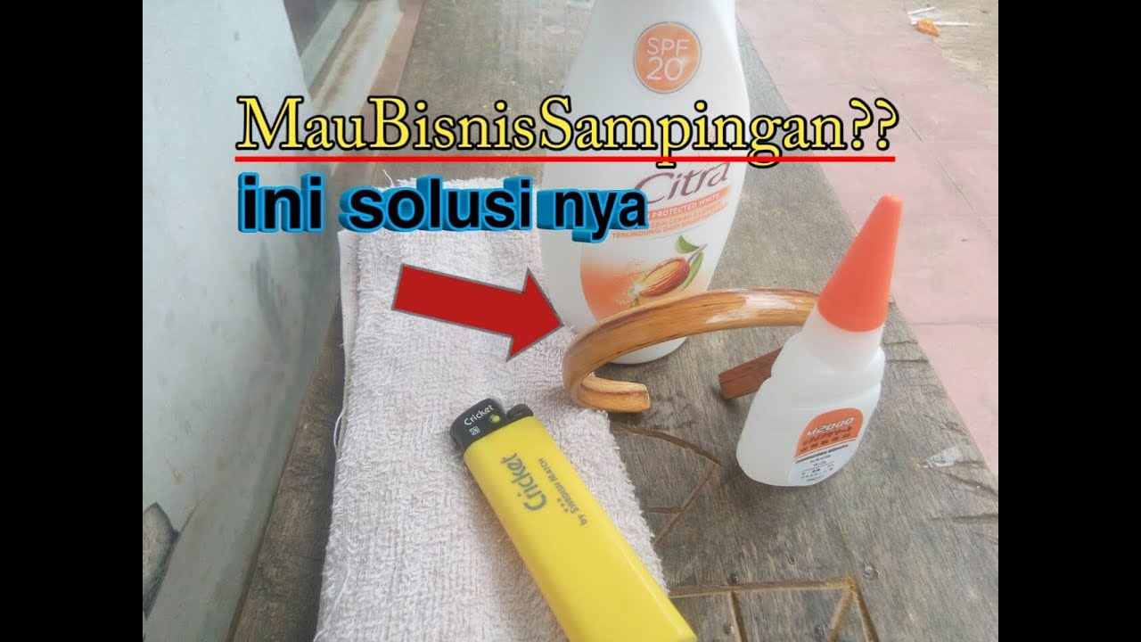  CARA  MEMBUAT  GELANG DARI AKAR KAYU  YouTube