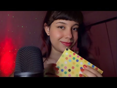 ASMR Sons de Caderno 💤 Tapping, Escrita & Sussurros Para Dormir