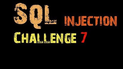 Sql Injection Challenge Solution