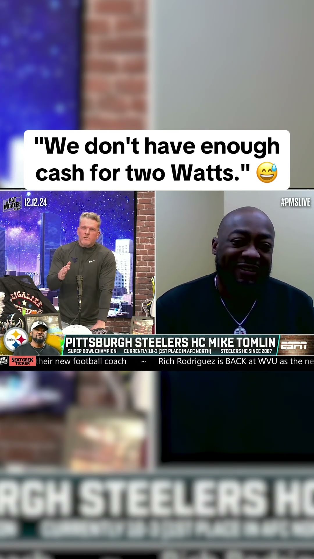 There ISN’T ENOUGH MONEY for two Watt brothers ?