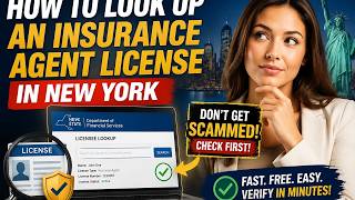 How to look up an insurance agent license in New York