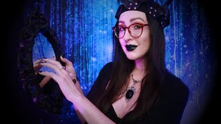 ASMR Wicked Queen casts a spell on you ? mirror tapping and hand movements, soft spoken roleplay