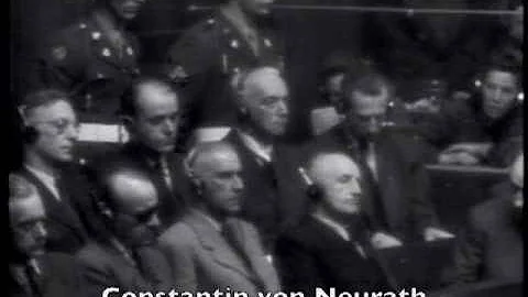 Nuremberg Day 218 von Neurath Judgment