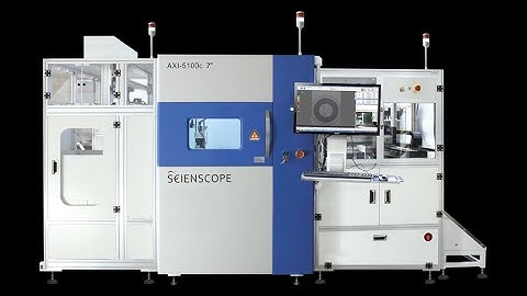 Scienscope AXI-5100c II Automated X-Ray Component Counter - IN ACTION