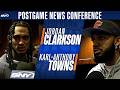 Karl-Anthony Towns and Jordan Clarkson after Knicks win over Toronto: 'Confidence is high'
