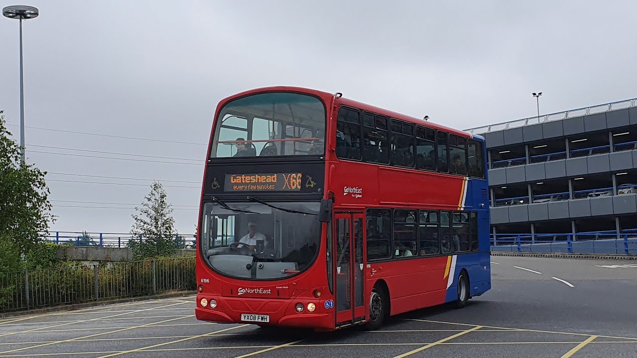 TRANSFER Route 941 YX08FWH 6196 Go North East Volvo B9TL Wright transfer-route-941-yx08fwh-6196-go-north-east-volvo-b9tl-wright