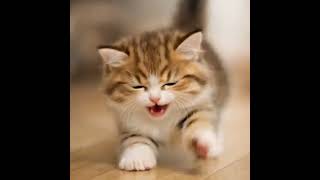 OMG! 😻 This tiny furball so cute! #aiart #CuteKitten #FunnyAnimals #TechAddict #AIArt #MustWatch